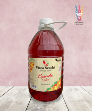 Vinos Secchi Bidon 3 Lts. - Rosado Dulce