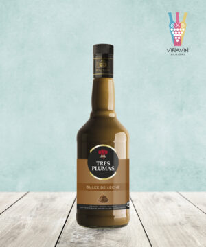 Licor Tres Plumas Dulce de Leche