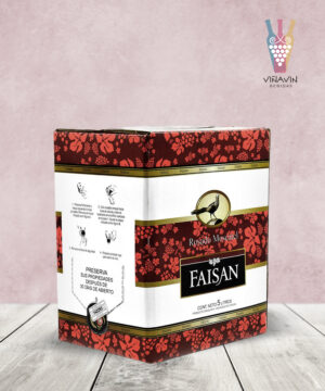 Vinos Faisan Rosado Moscatel Bag in Box 5L