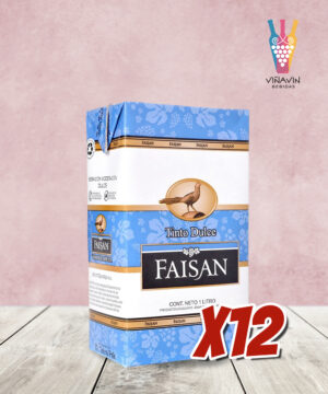 Vinos Faisán Tinto Dulce 1 Lt. Tetra Pak x12