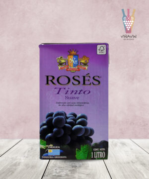 Vinos Roses 1 lt Tetra Pak Tinto Suave