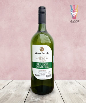 Vinos Secchi Botella 1,5 Lts. Blanco Demisec
