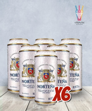 Norteña 473 ml funda x6