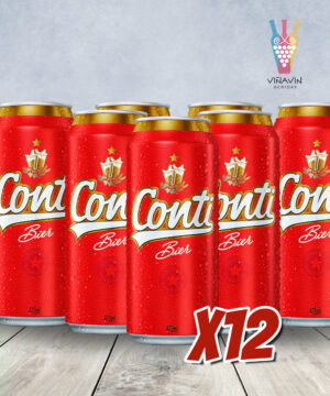 Cerveza Conti Bier Lata 473ml x12